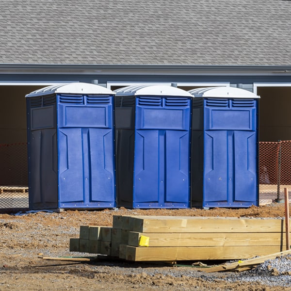 how often are the porta potties cleaned and serviced during a rental period in Catlettsburg KY